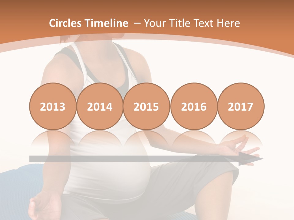 Serene Girl Life PowerPoint Template