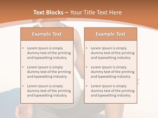 Serene Girl Life PowerPoint Template