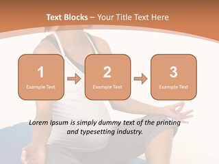 Serene Girl Life PowerPoint Template