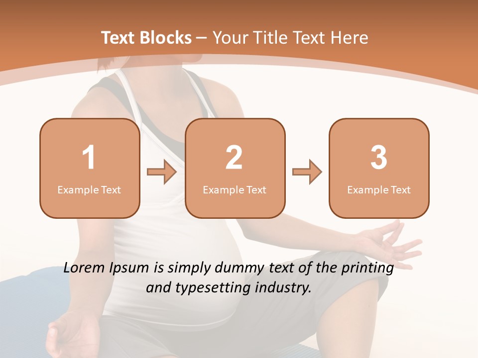 Serene Girl Life PowerPoint Template