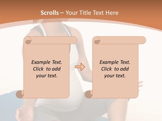 Serene Girl Life PowerPoint Template