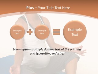 Serene Girl Life PowerPoint Template