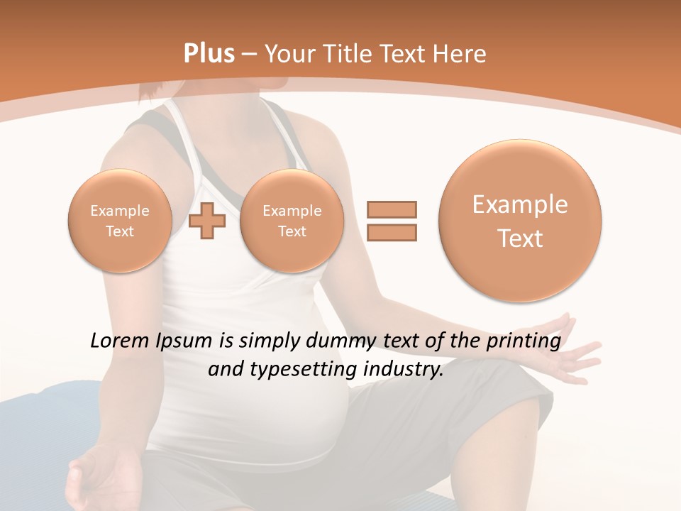 Serene Girl Life PowerPoint Template