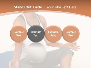 Serene Girl Life PowerPoint Template