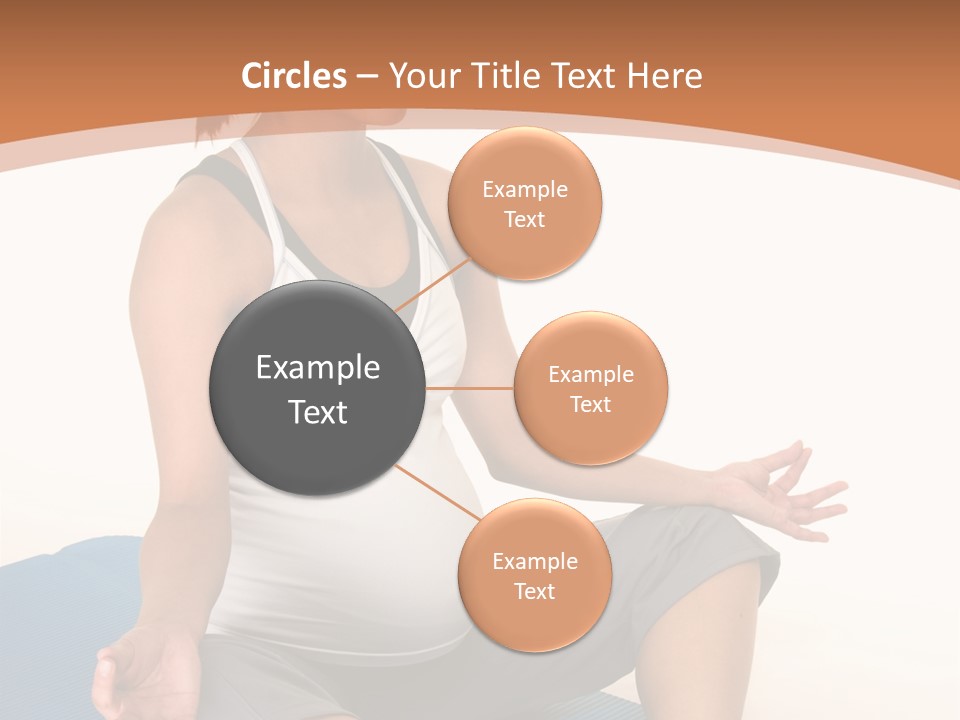 Serene Girl Life PowerPoint Template