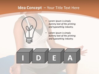 Serene Girl Life PowerPoint Template