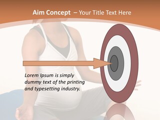 Serene Girl Life PowerPoint Template