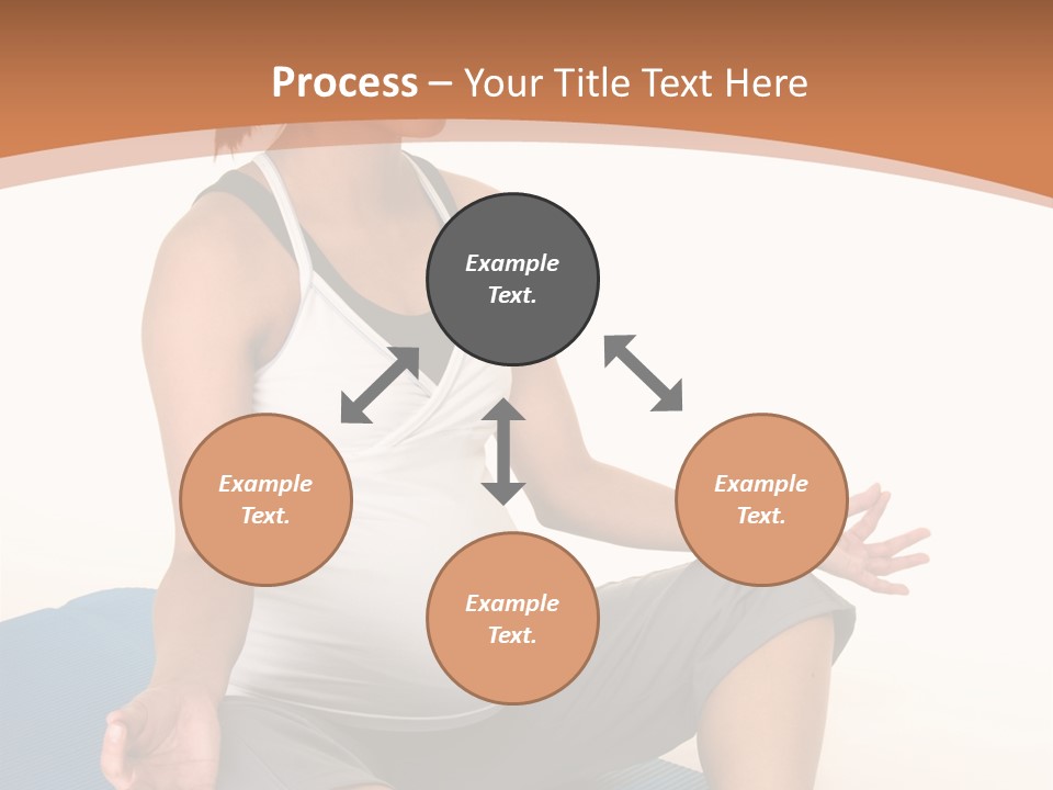 Serene Girl Life PowerPoint Template