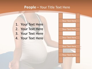 Serene Girl Life PowerPoint Template