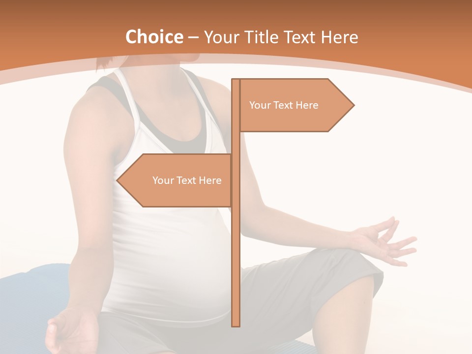 Serene Girl Life PowerPoint Template