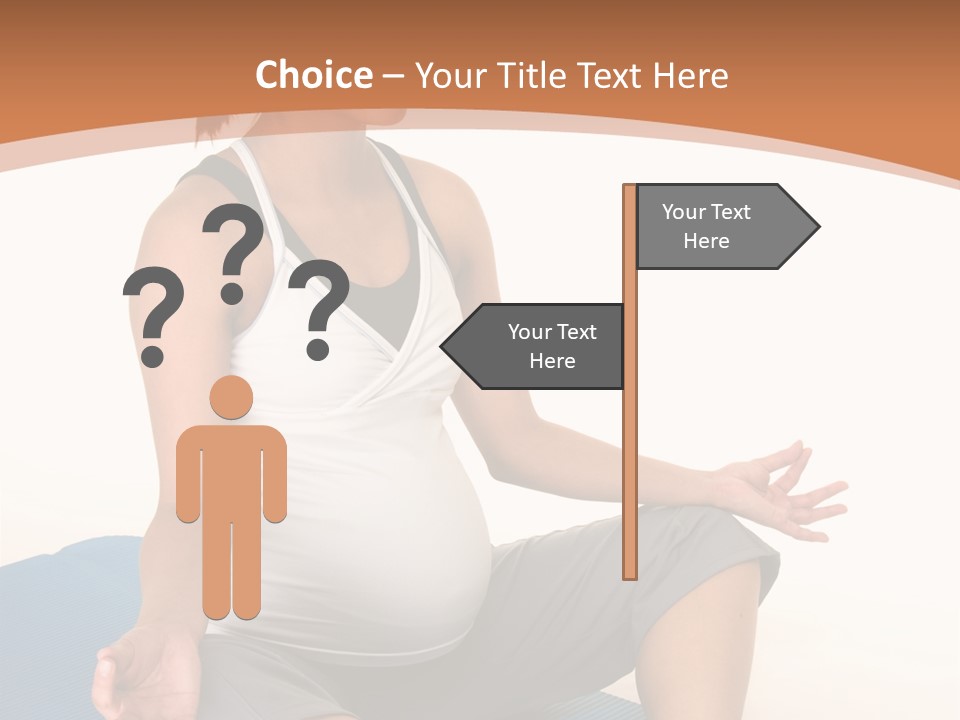 Serene Girl Life PowerPoint Template