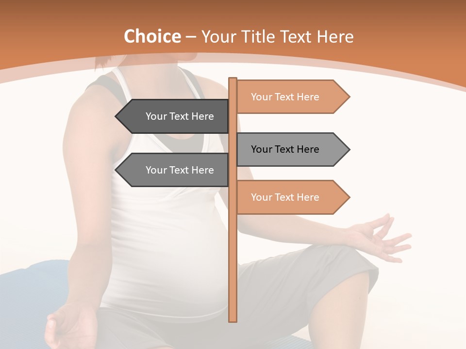 Serene Girl Life PowerPoint Template