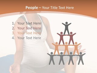 Serene Girl Life PowerPoint Template