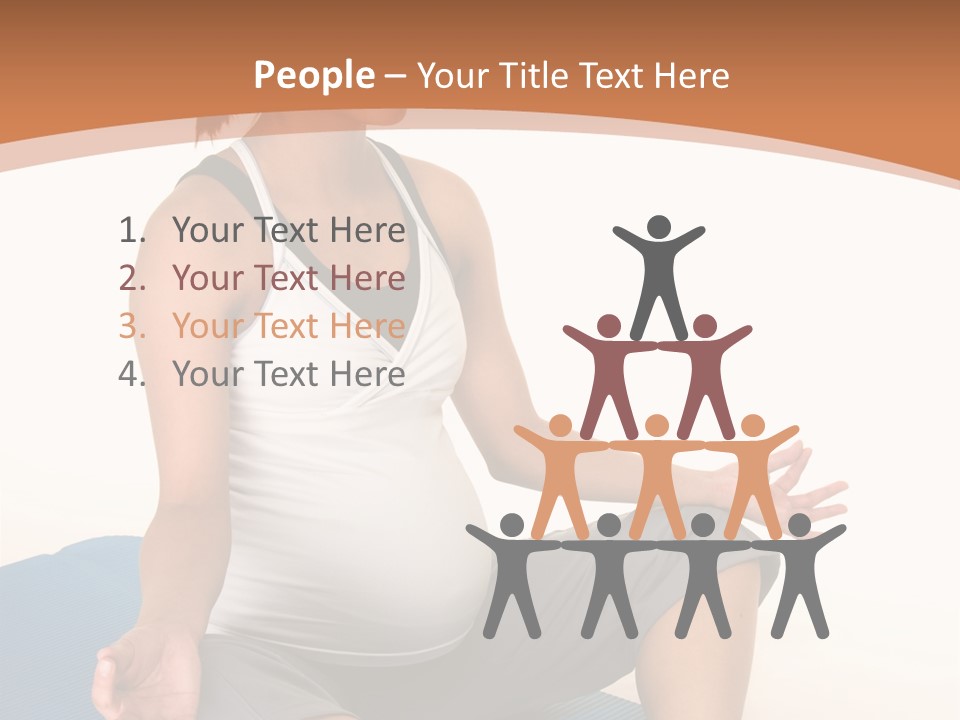 Serene Girl Life PowerPoint Template