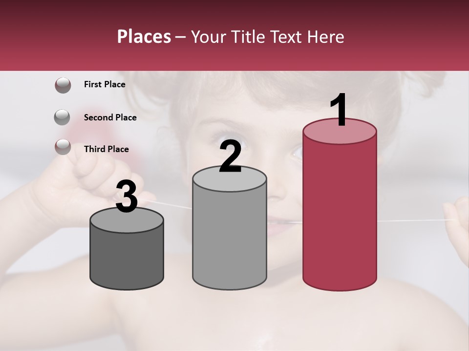 Bathtub Flossed Cute PowerPoint Template