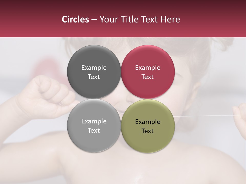 Bathtub Flossed Cute PowerPoint Template