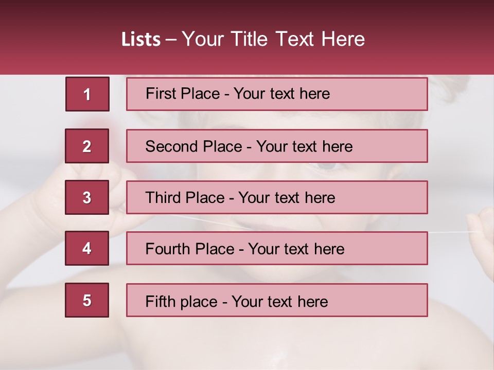 Bathtub Flossed Cute PowerPoint Template
