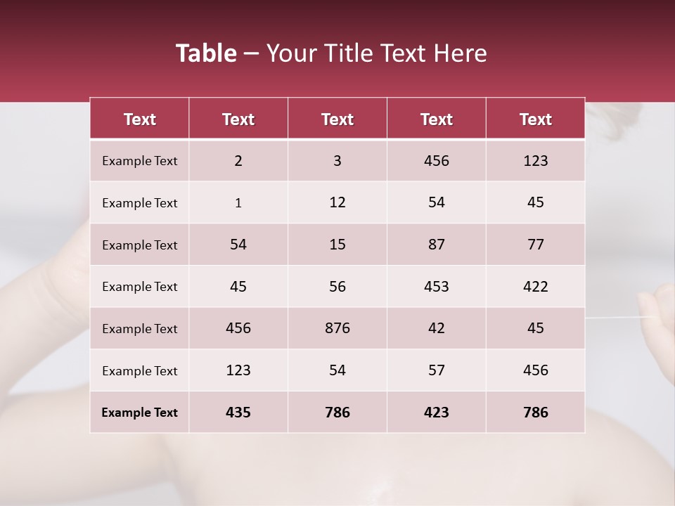 Bathtub Flossed Cute PowerPoint Template