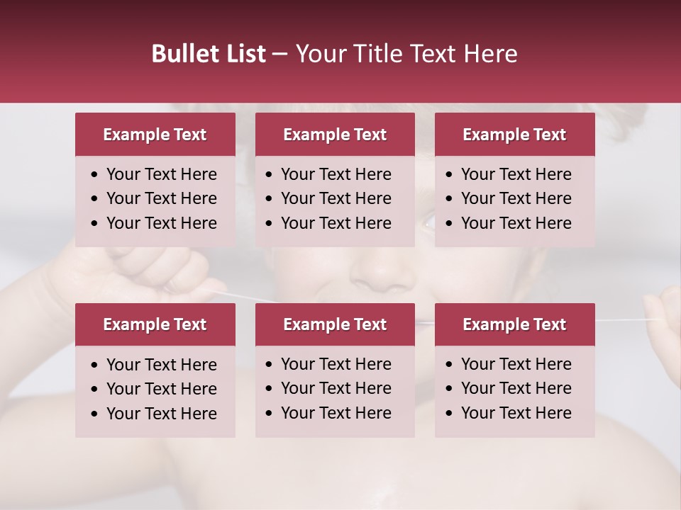 Bathtub Flossed Cute PowerPoint Template