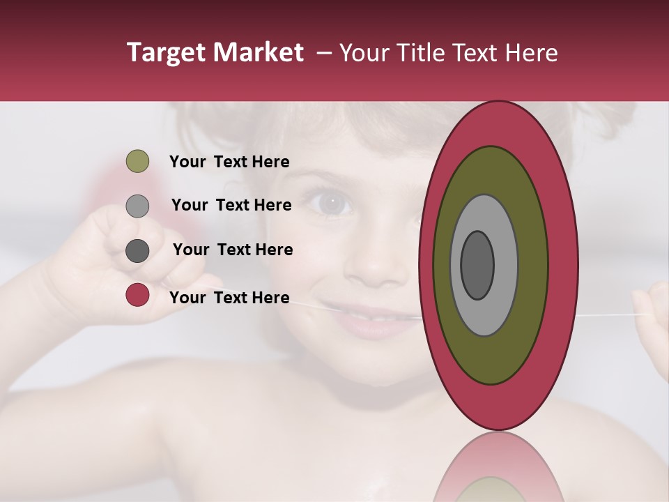 Bathtub Flossed Cute PowerPoint Template