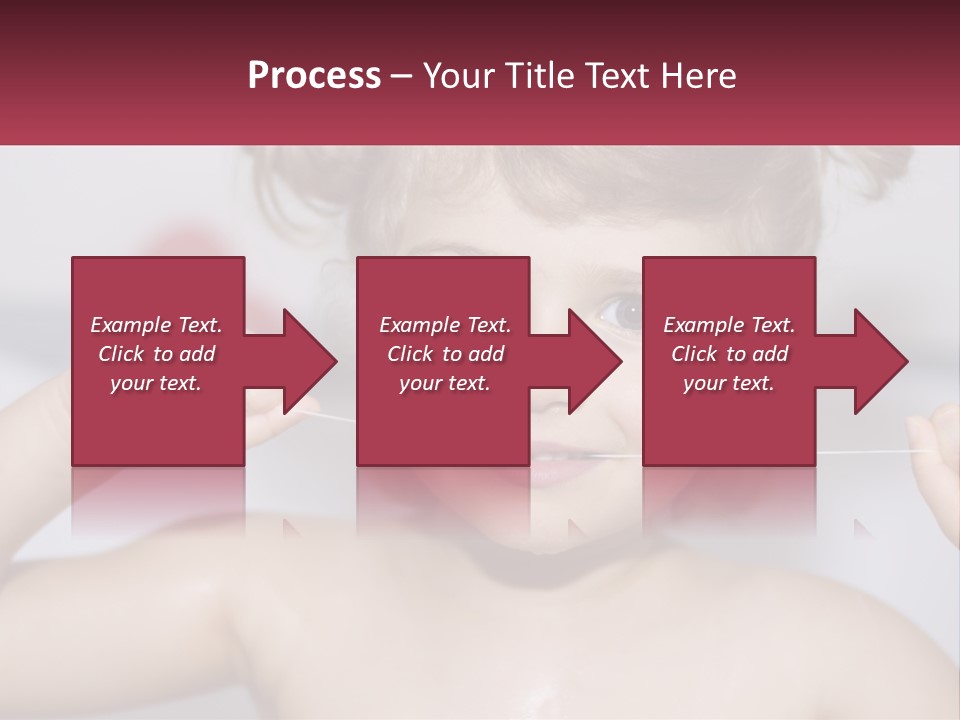 Bathtub Flossed Cute PowerPoint Template