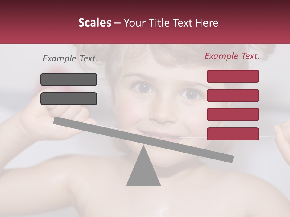 Bathtub Flossed Cute PowerPoint Template