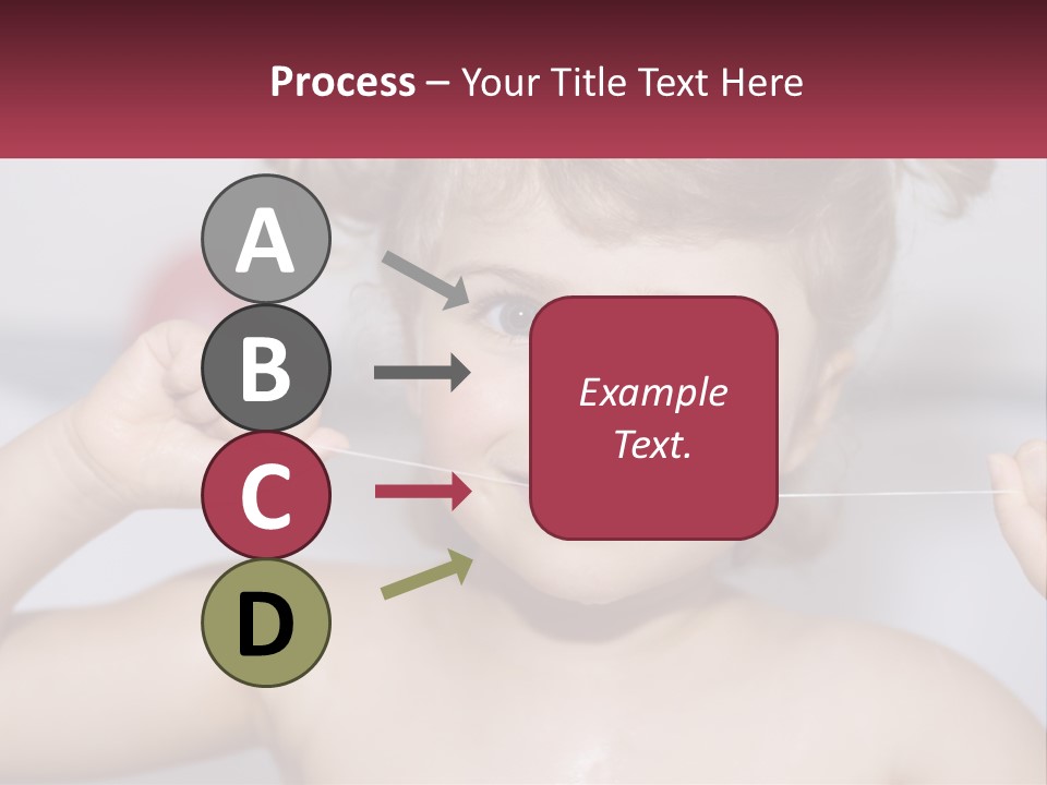Bathtub Flossed Cute PowerPoint Template