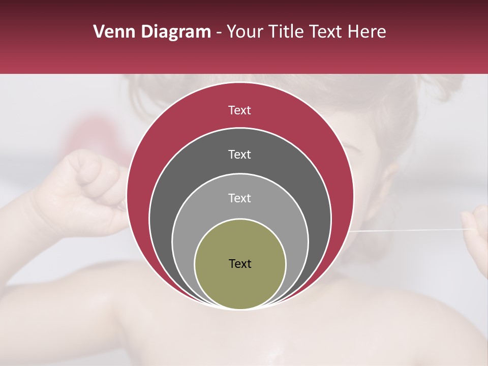 Bathtub Flossed Cute PowerPoint Template