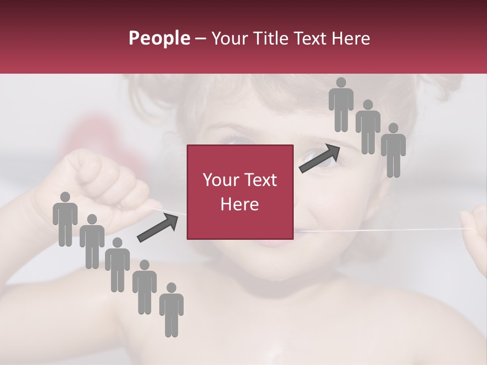 Bathtub Flossed Cute PowerPoint Template