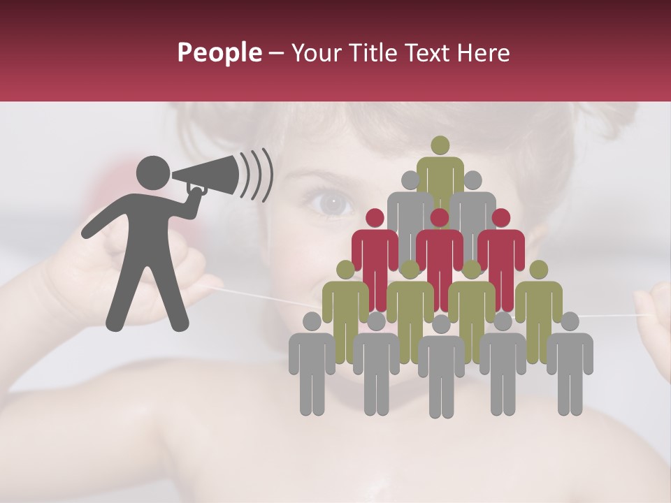 Bathtub Flossed Cute PowerPoint Template