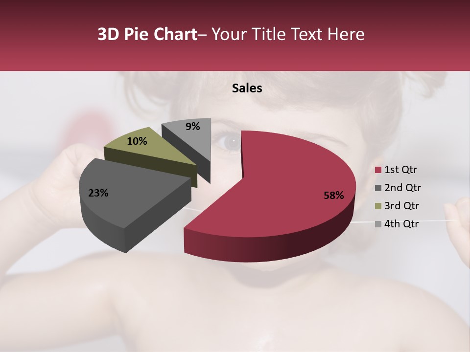 Bathtub Flossed Cute PowerPoint Template