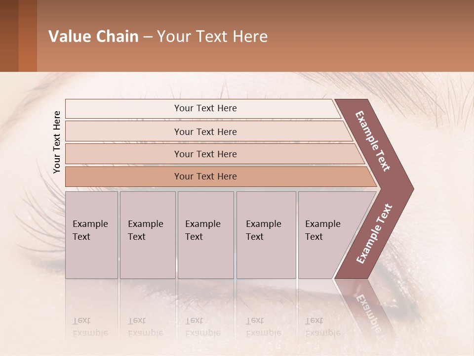 Eyeshadow Detail Young PowerPoint Template