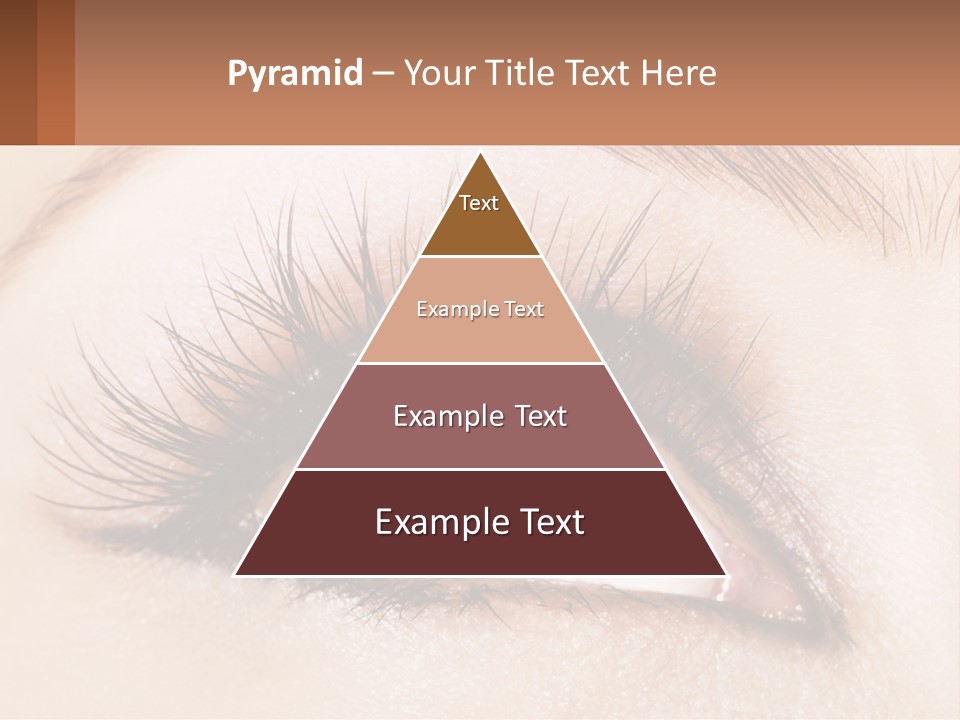 Eyeshadow Detail Young PowerPoint Template