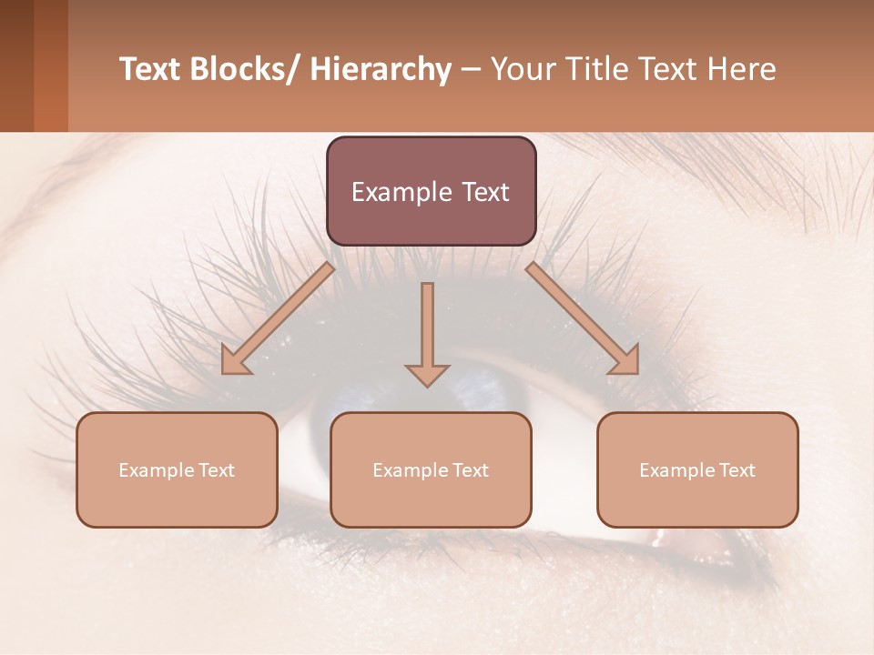 Eyeshadow Detail Young PowerPoint Template