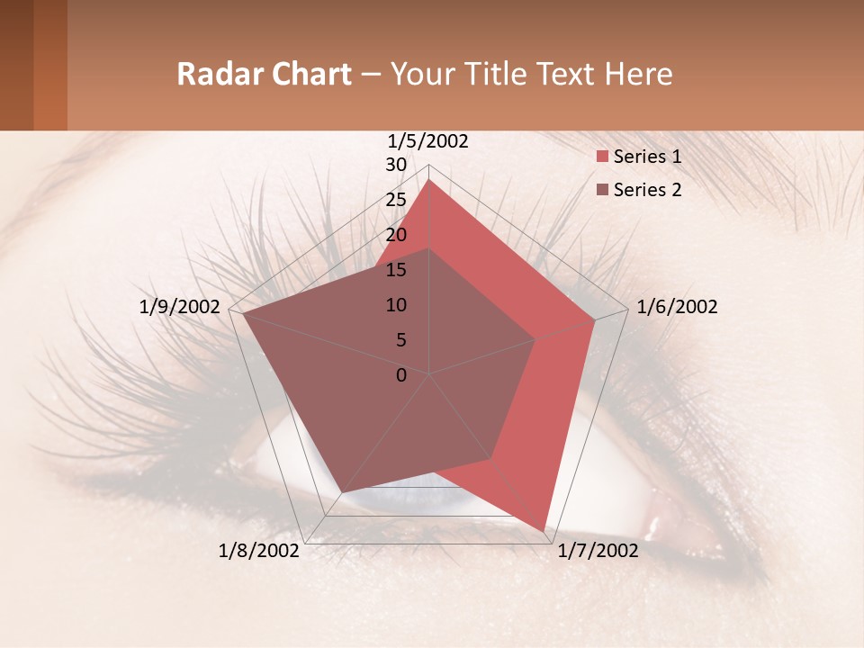 Eyeshadow Detail Young PowerPoint Template
