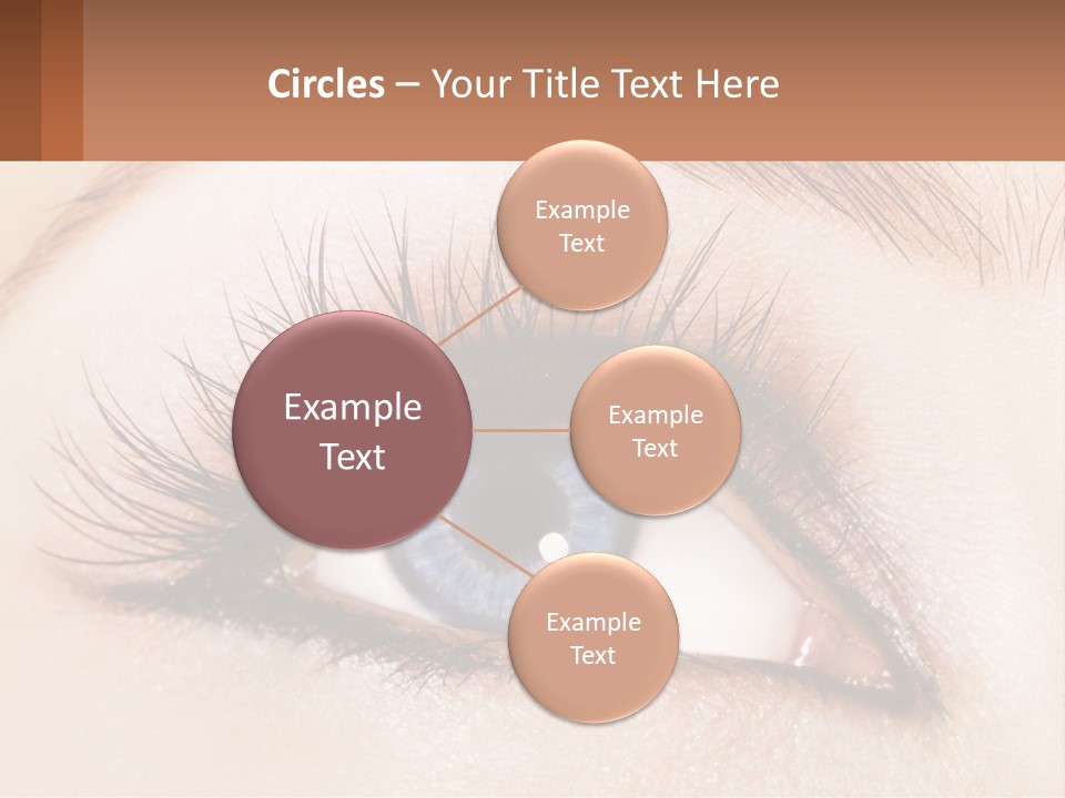 Eyeshadow Detail Young PowerPoint Template