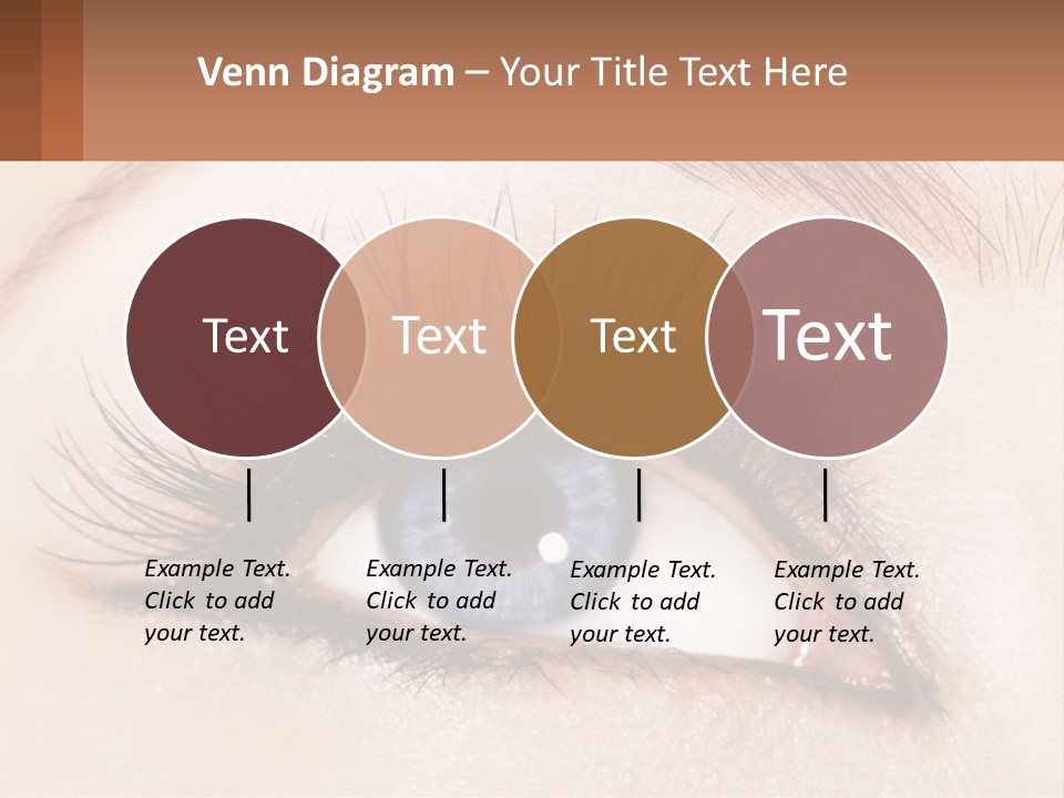 Eyeshadow Detail Young PowerPoint Template