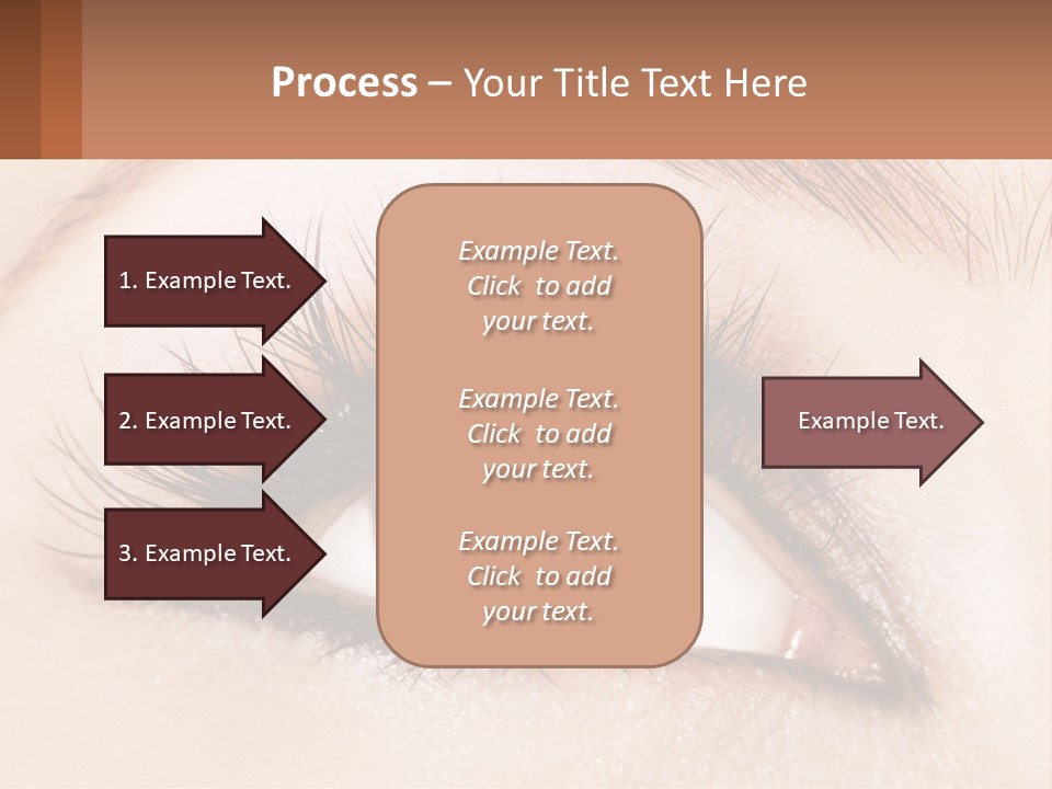 Eyeshadow Detail Young PowerPoint Template