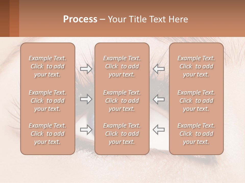 Eyeshadow Detail Young PowerPoint Template