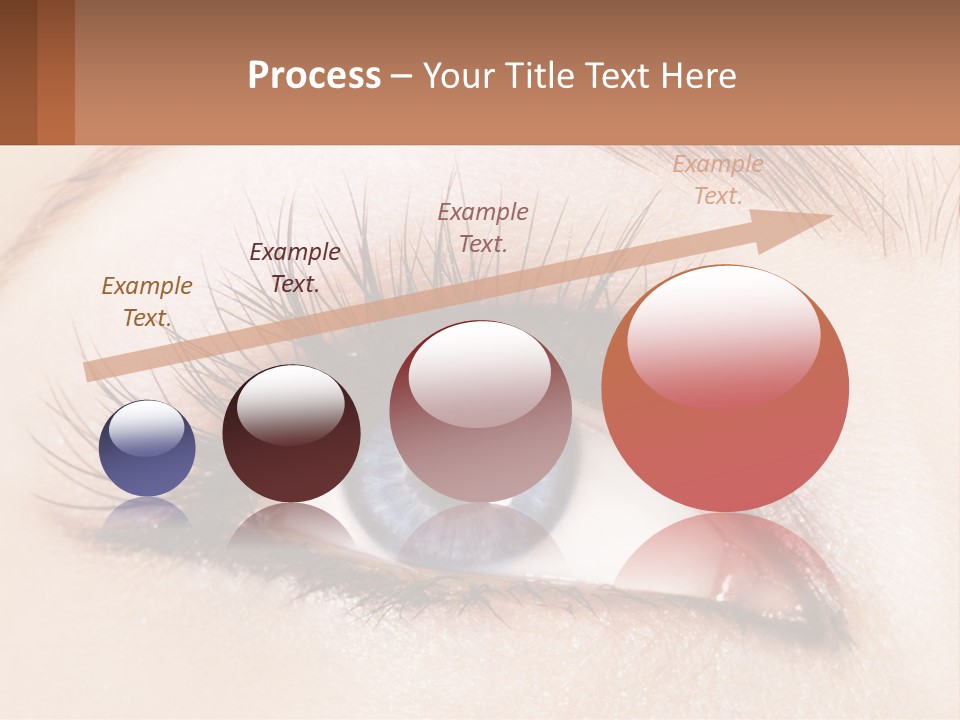 Eyeshadow Detail Young PowerPoint Template