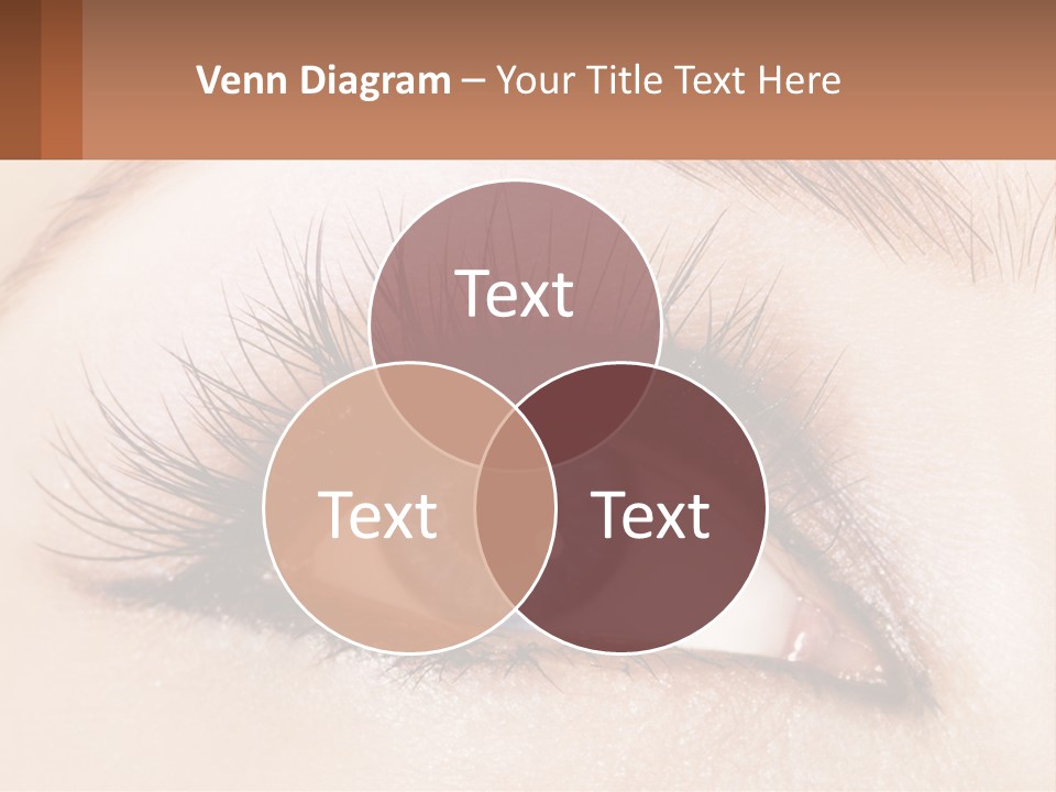 Eyeshadow Detail Young PowerPoint Template