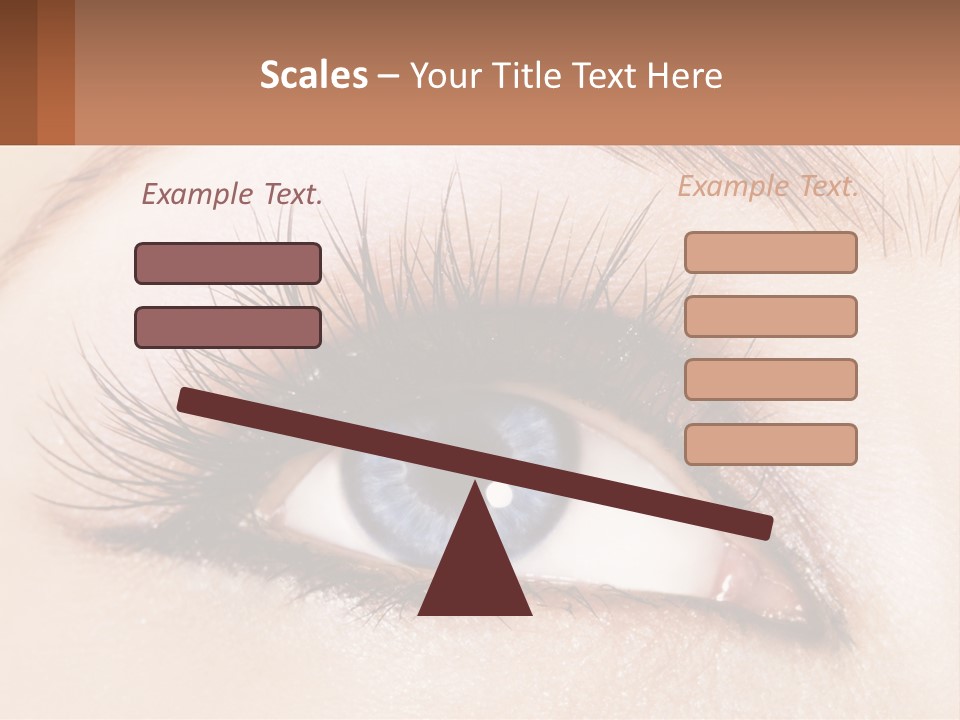 Eyeshadow Detail Young PowerPoint Template