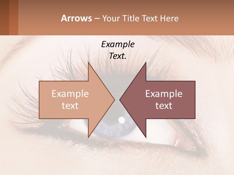 Eyeshadow Detail Young PowerPoint Template
