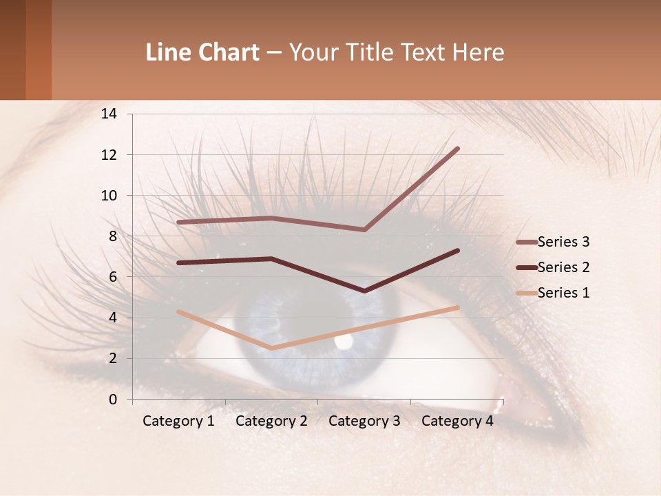 Eyeshadow Detail Young PowerPoint Template