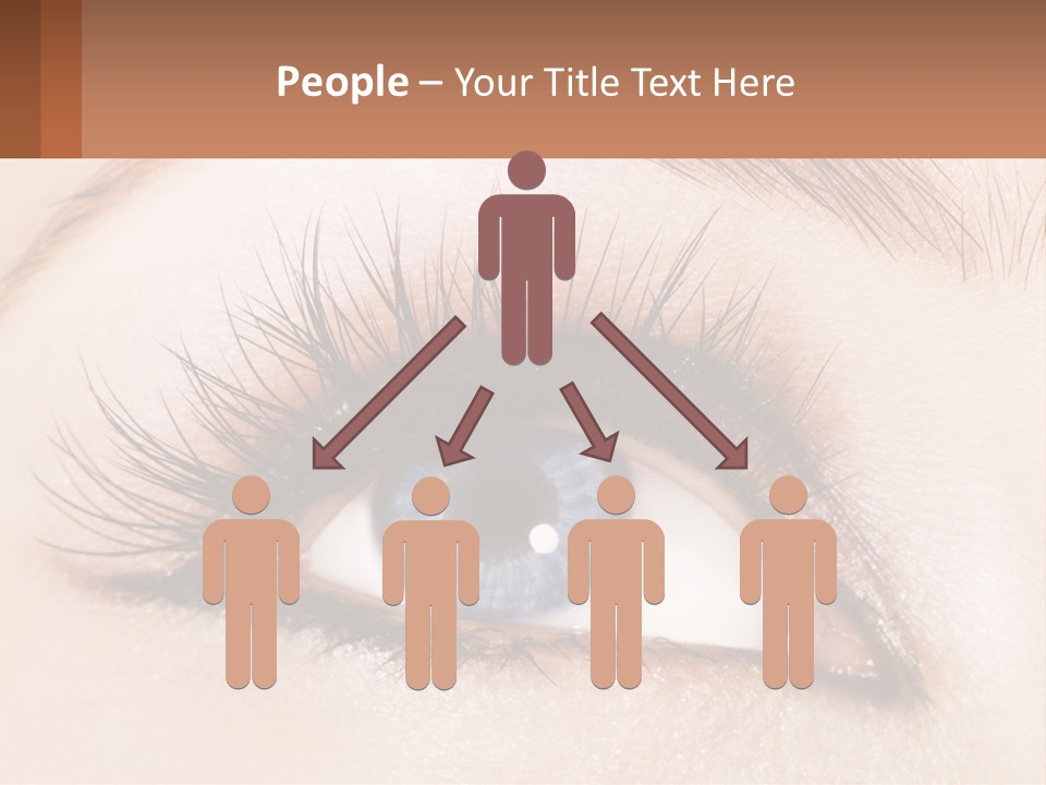 Eyeshadow Detail Young PowerPoint Template