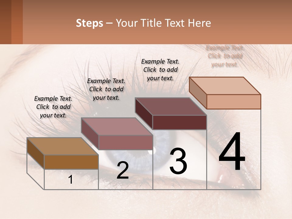 Eyeshadow Detail Young PowerPoint Template