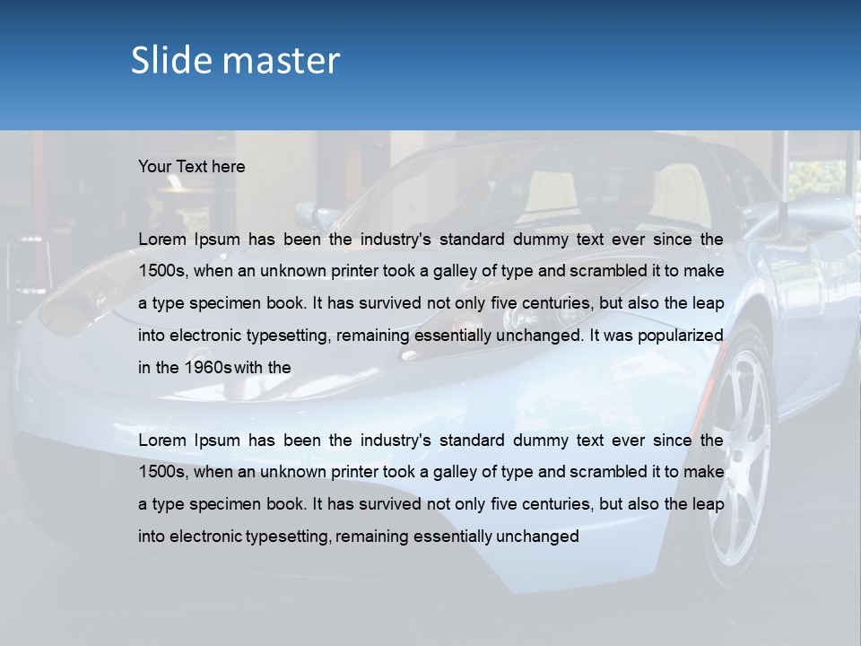 Car Corporation Vehicle PowerPoint Template