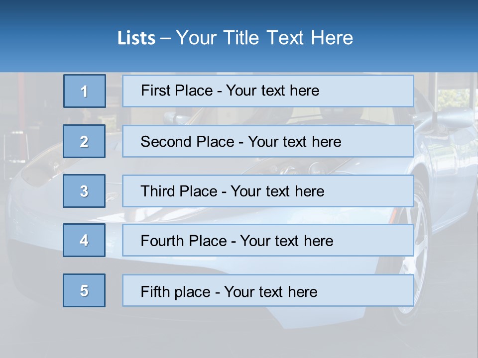 Car Corporation Vehicle PowerPoint Template