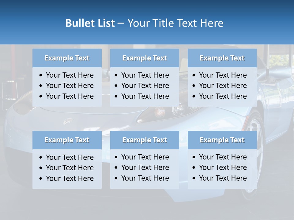 Car Corporation Vehicle PowerPoint Template