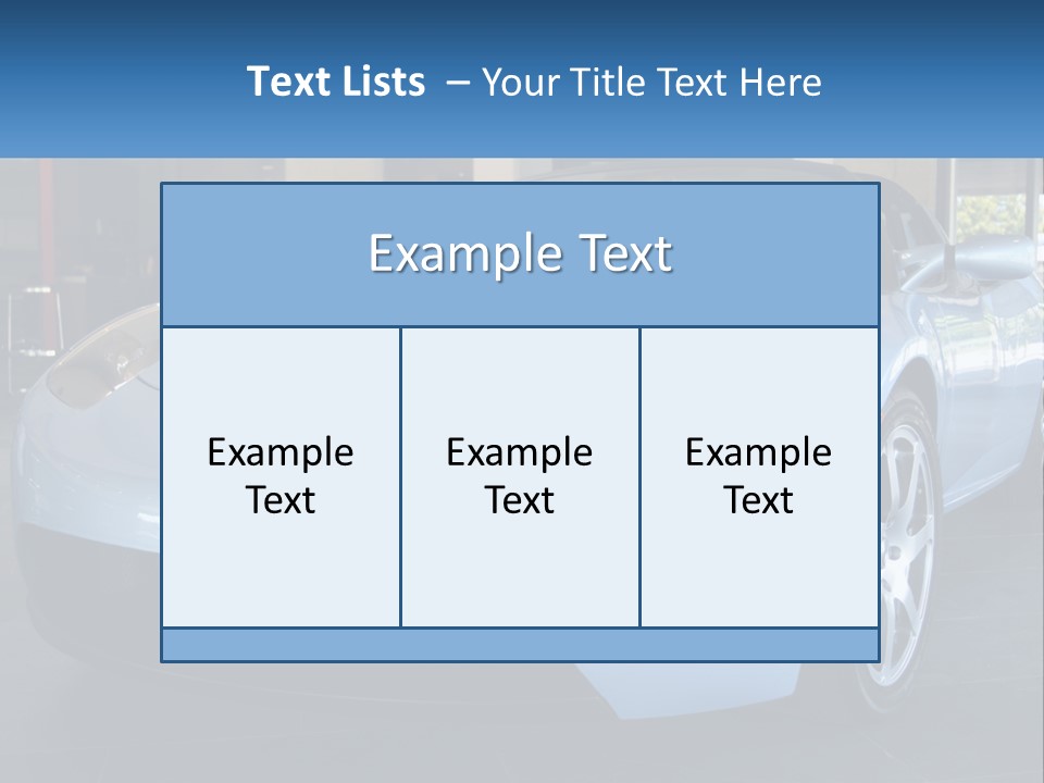 Car Corporation Vehicle PowerPoint Template